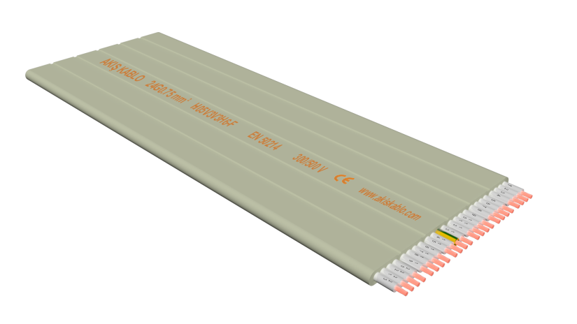 PVC YÜKSEK HIZLI YASSI KABLOLAR
